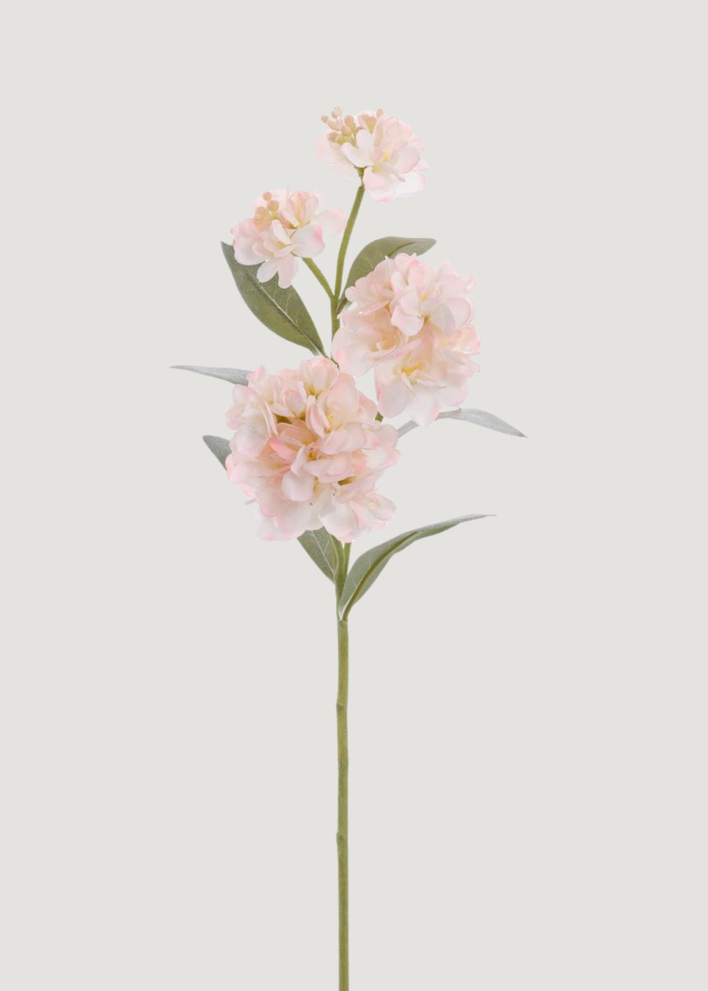 Artificial Pink Blush Real Touch Stock Flower Stem - 21"