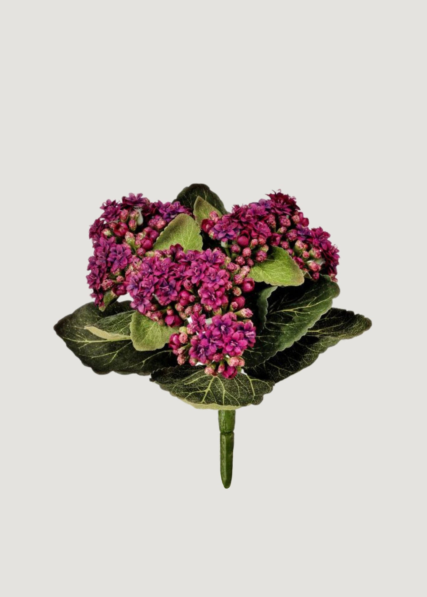 Purple Small Artificial Kalanchoe Blooming Plant - 9"