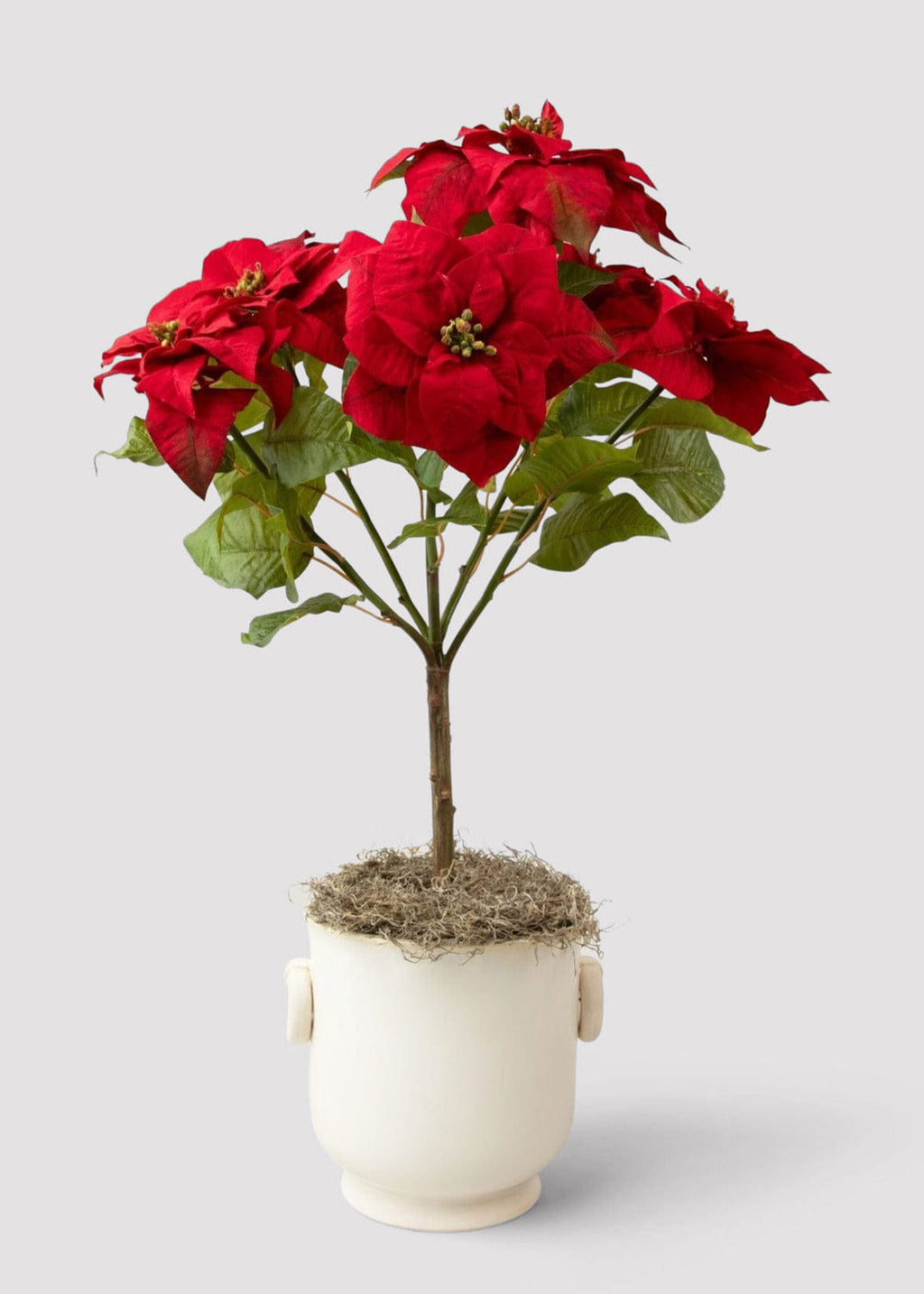 SALE - Faux Tabletop Poinsettia Tree - 36"