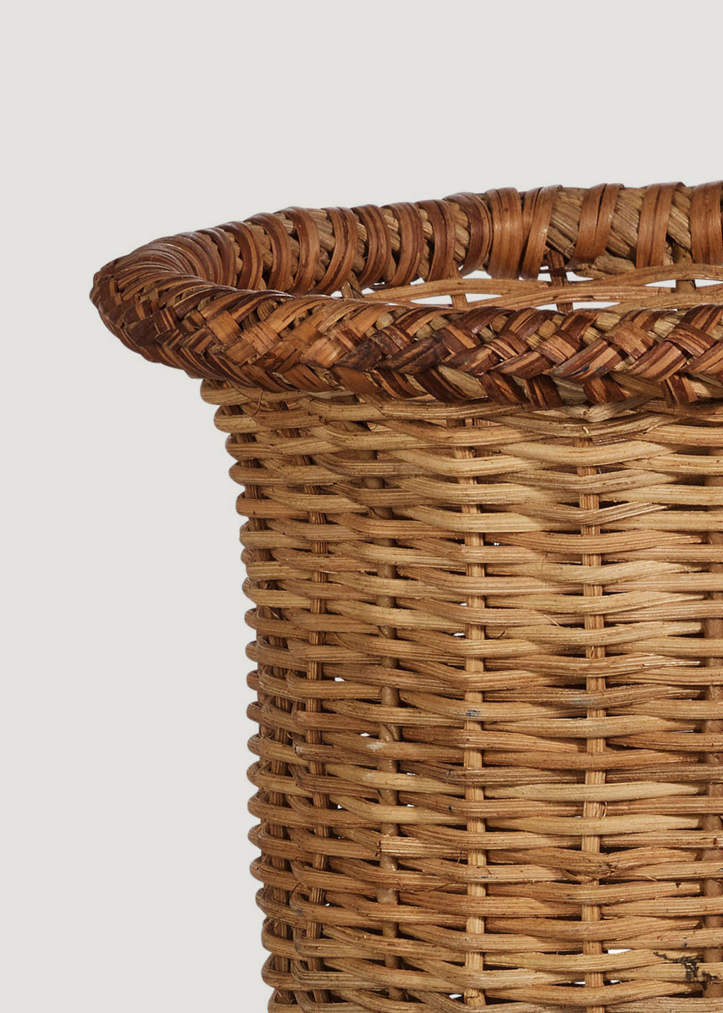 Woven Rattan Urn Planter Pot - 15"
