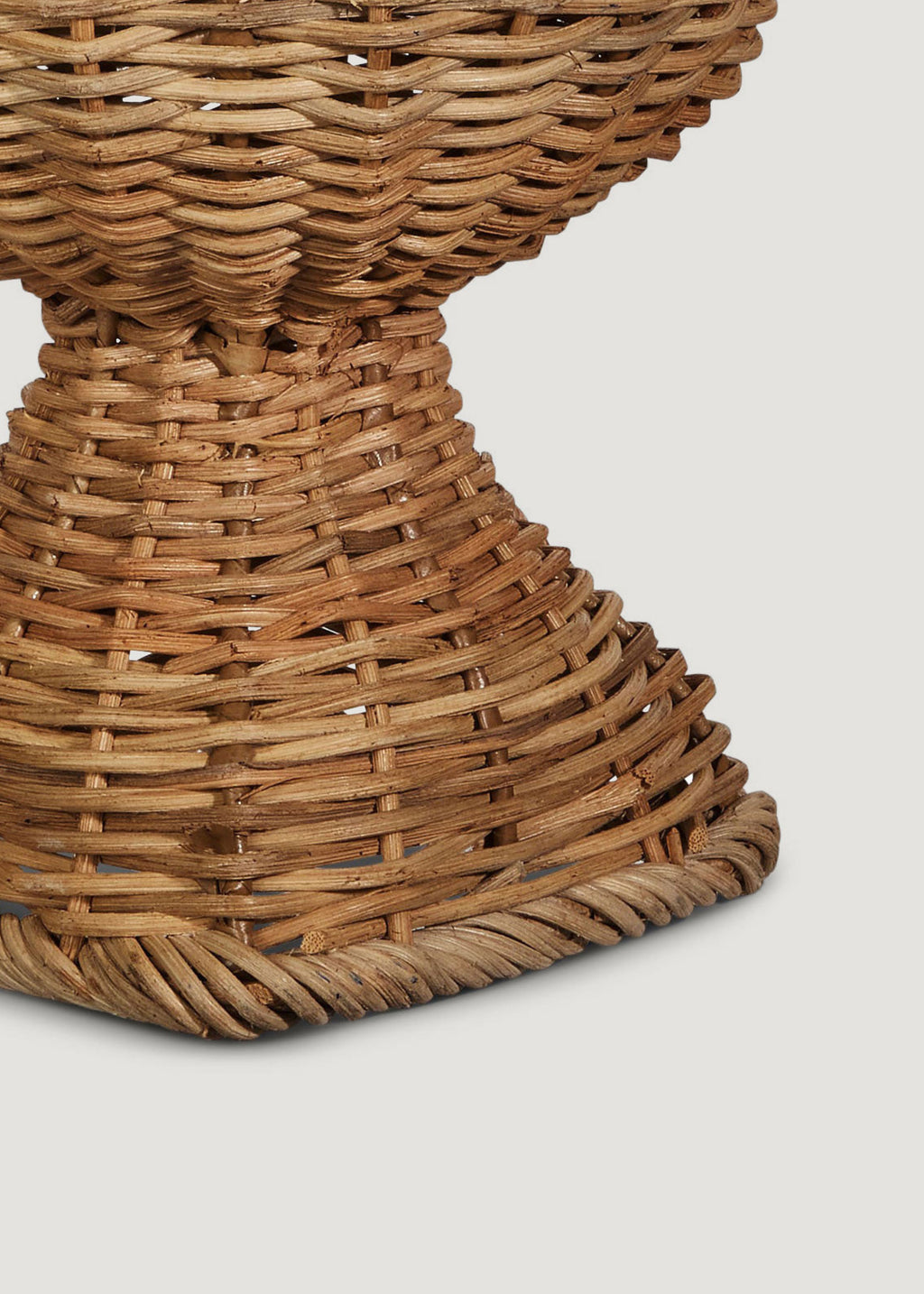 Woven Rattan Urn Planter Pot - 15"