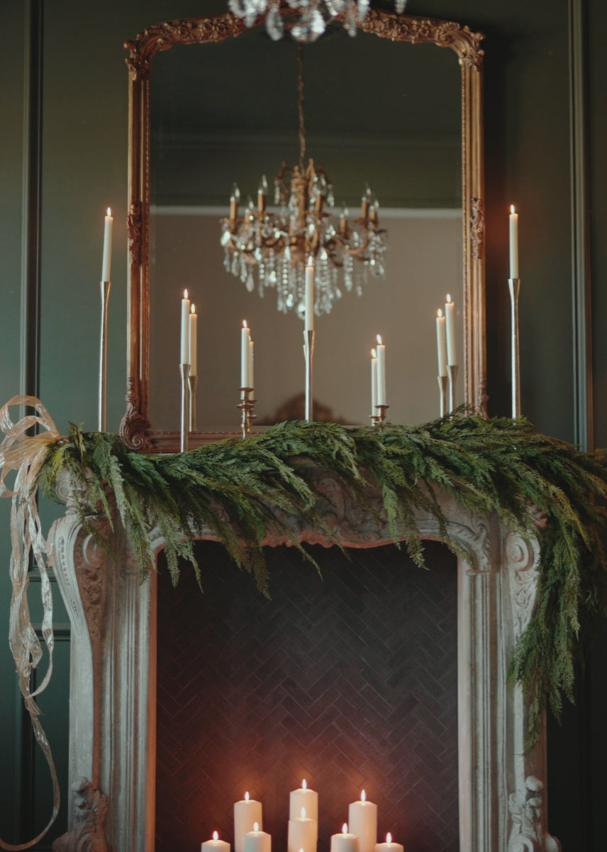 Real Touch Lebanon Cedar Holiday Table Garland - 48"