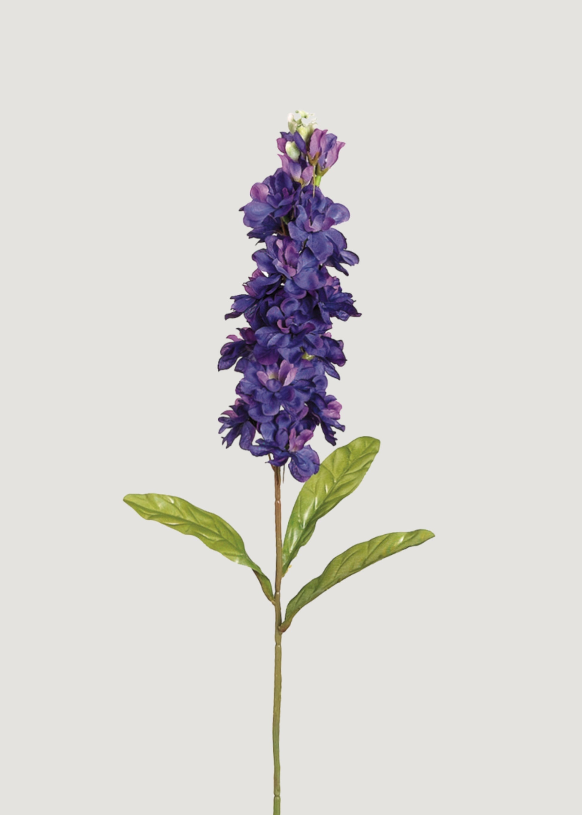 Fake Stock Flower in Purple - 26.5"