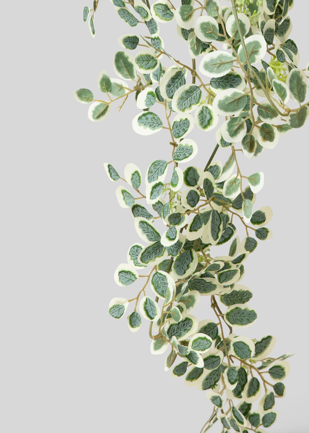 Fake Button Leaf Hanging Plant - 35"