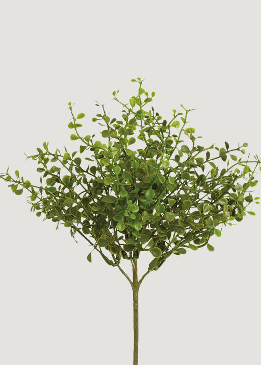 UV Treated Fake Button Fern Indoor/Outdoor Bush - 9"