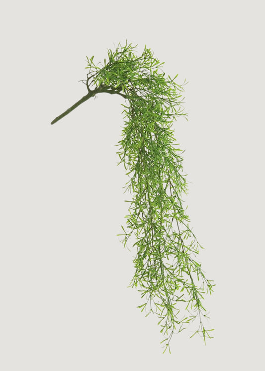 UV Treated Sprengeri Fern Fake Indoor/Outdoor Hanging Plant - 29"