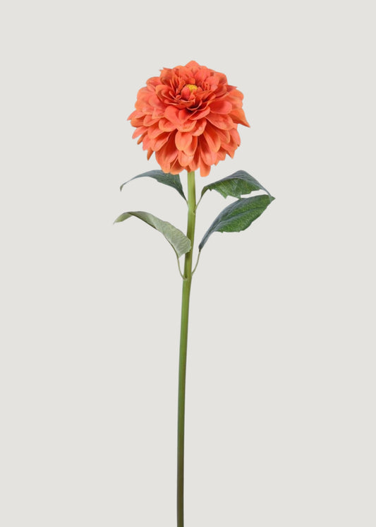 Orange Dahlia Natural Touch Flower - 47.25"