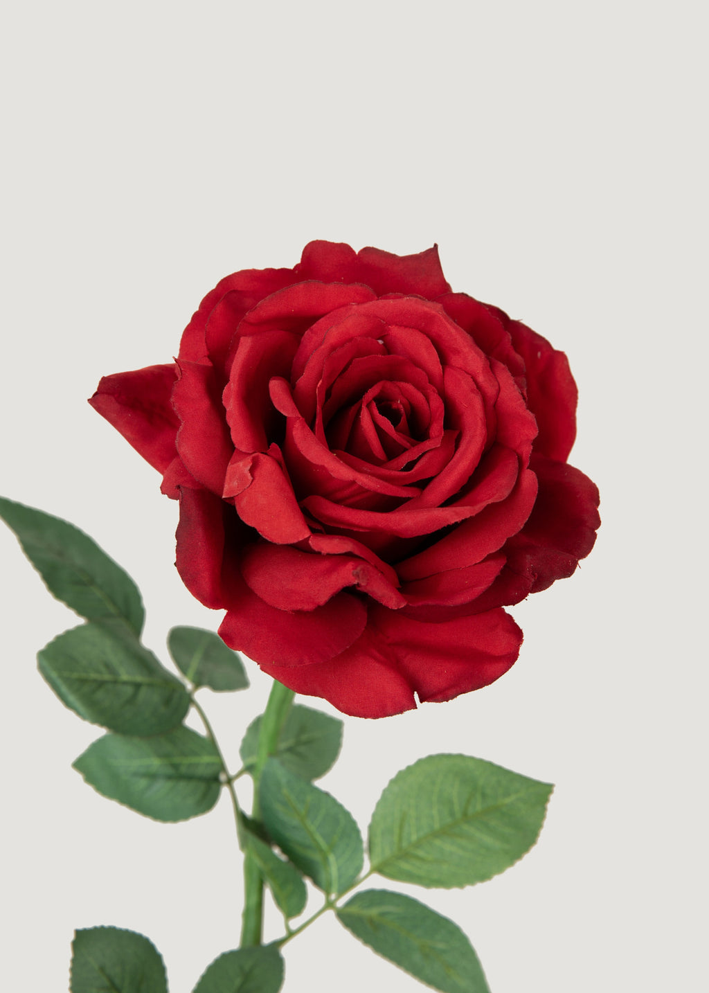 Red Diana Rose Faux Flower - 26"