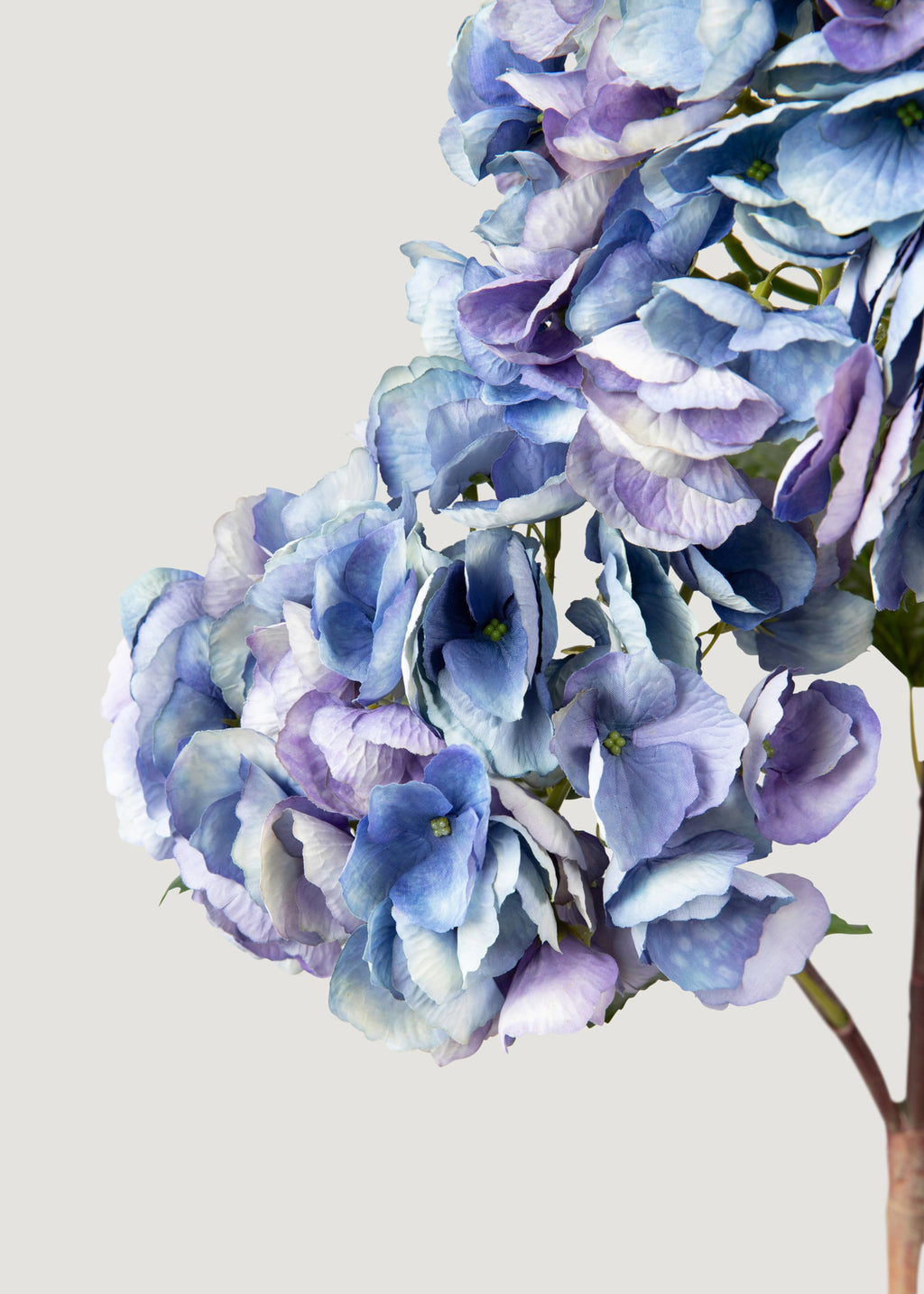 Large Lavender and Blue Artificial Hydrangea - 20"