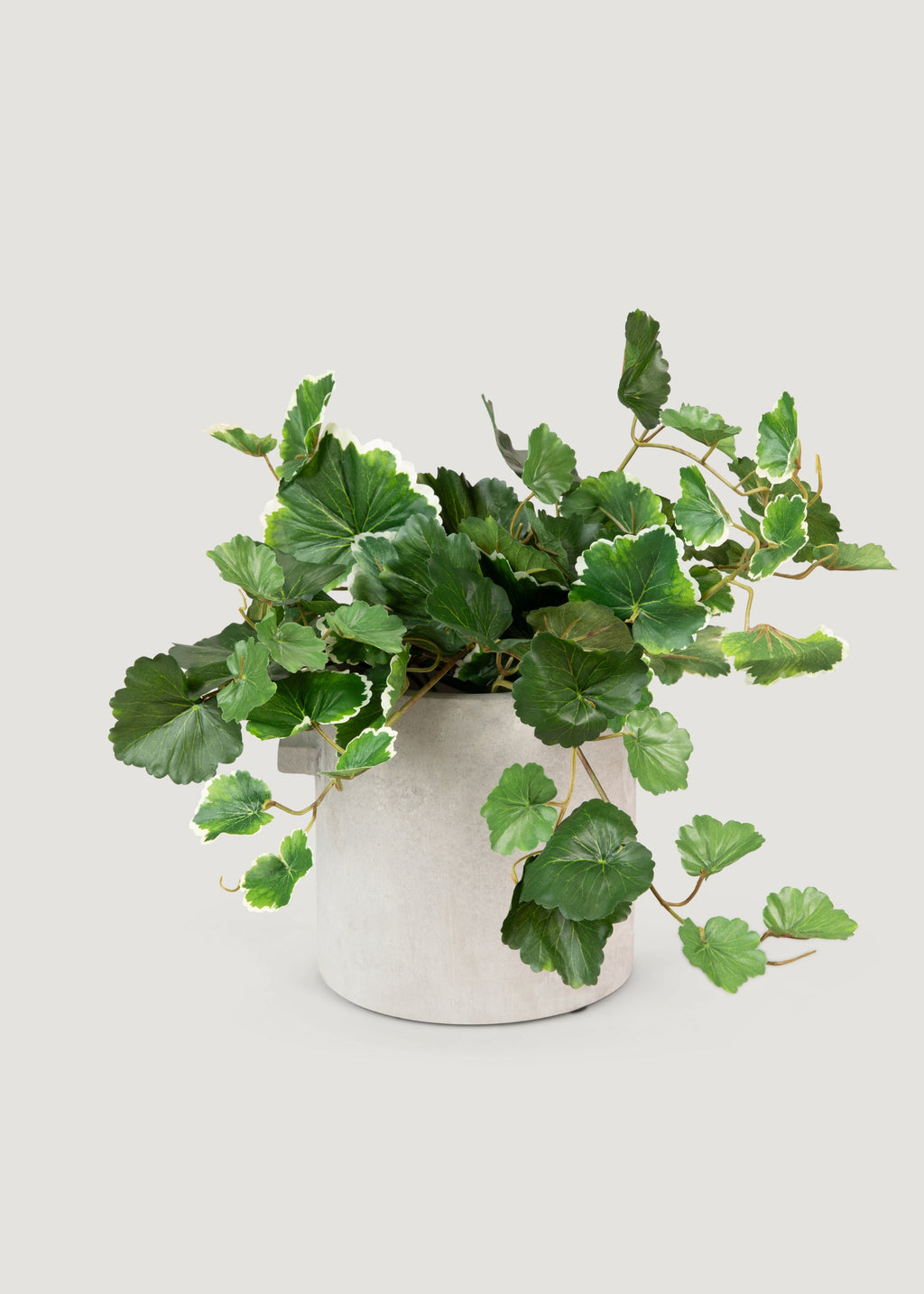 UV Resistant Fake Outdoor Hanging Geranium Plant - 21"