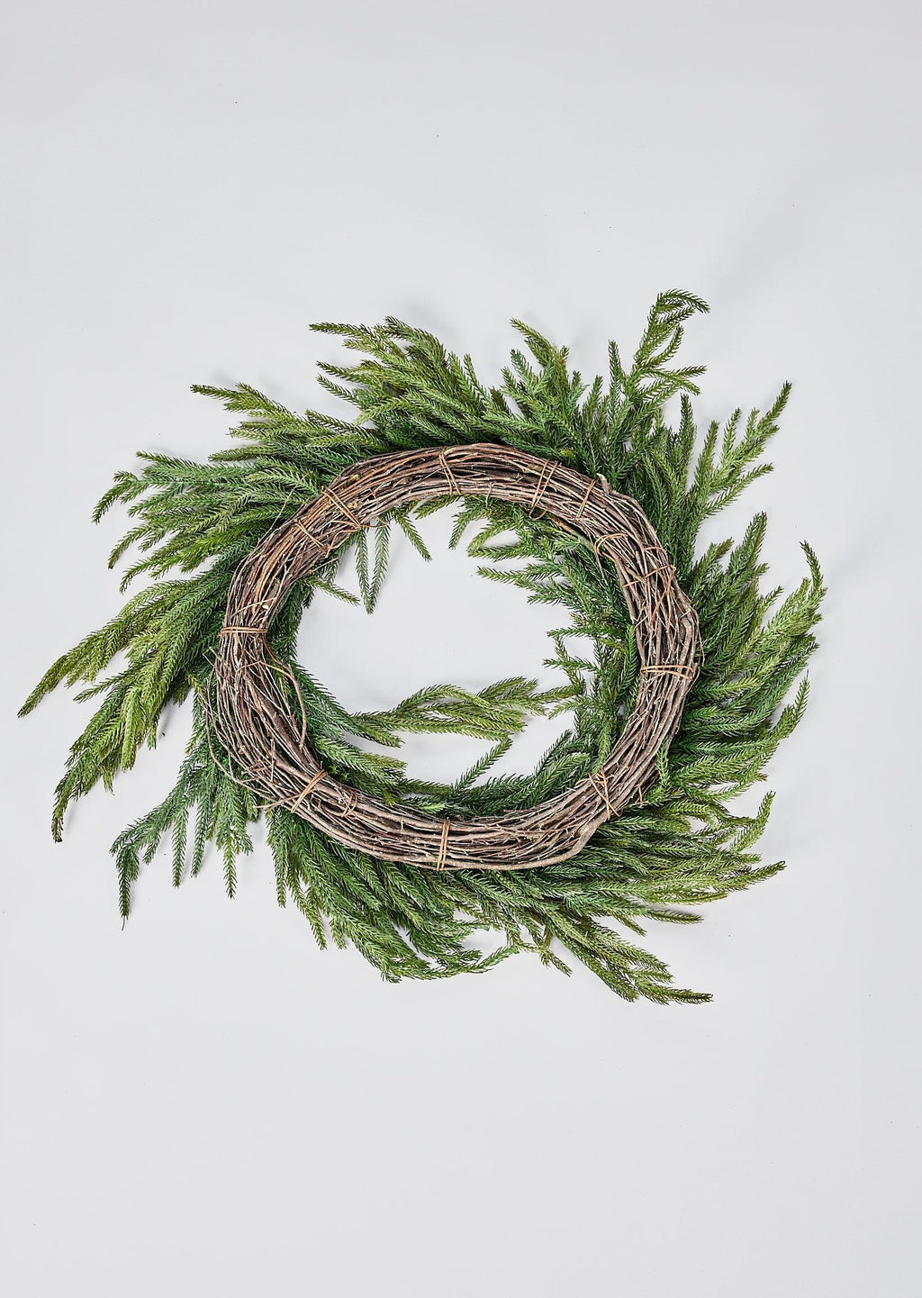 Afloral™ Real Touch Norfolk Pine Wreath - 24"