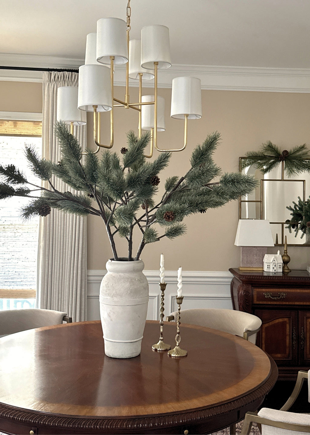 Oversized Deluxe Blue Spruce Pine Branch - 51"