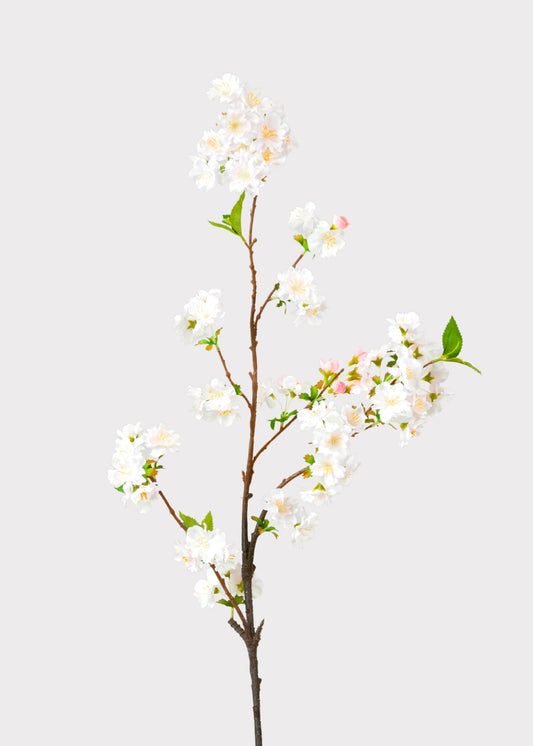 Artificial Cherry Blossom Branch in Blush - 36"