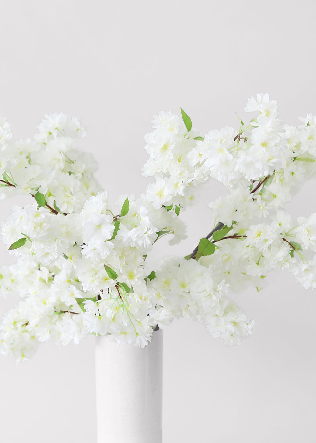 Artificial Spring Cherry Blossoms in Cream - 40"
