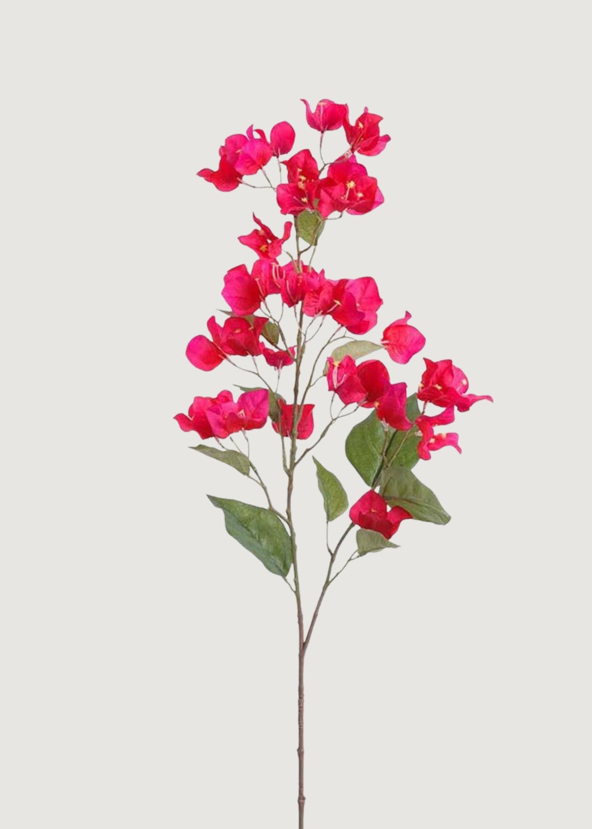 Pink Fake Bougainvillea UV Treated Indoor/Outdoor Flower Branch - 34"