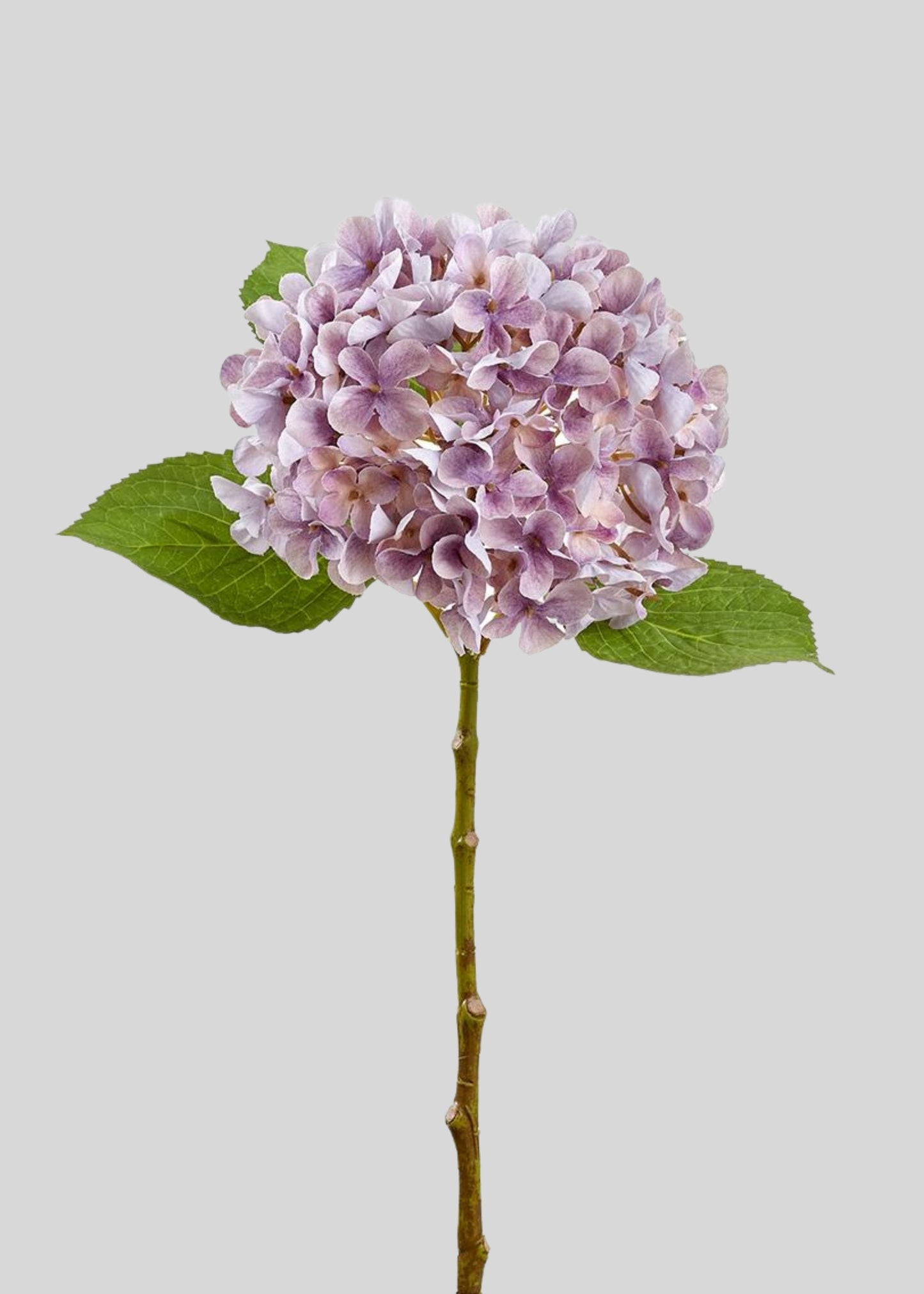Fake Hydrangea Flower in Lavender - 17.5"