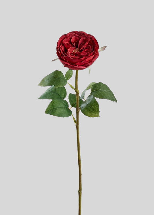 Fake Flower Rose in Red - 26"