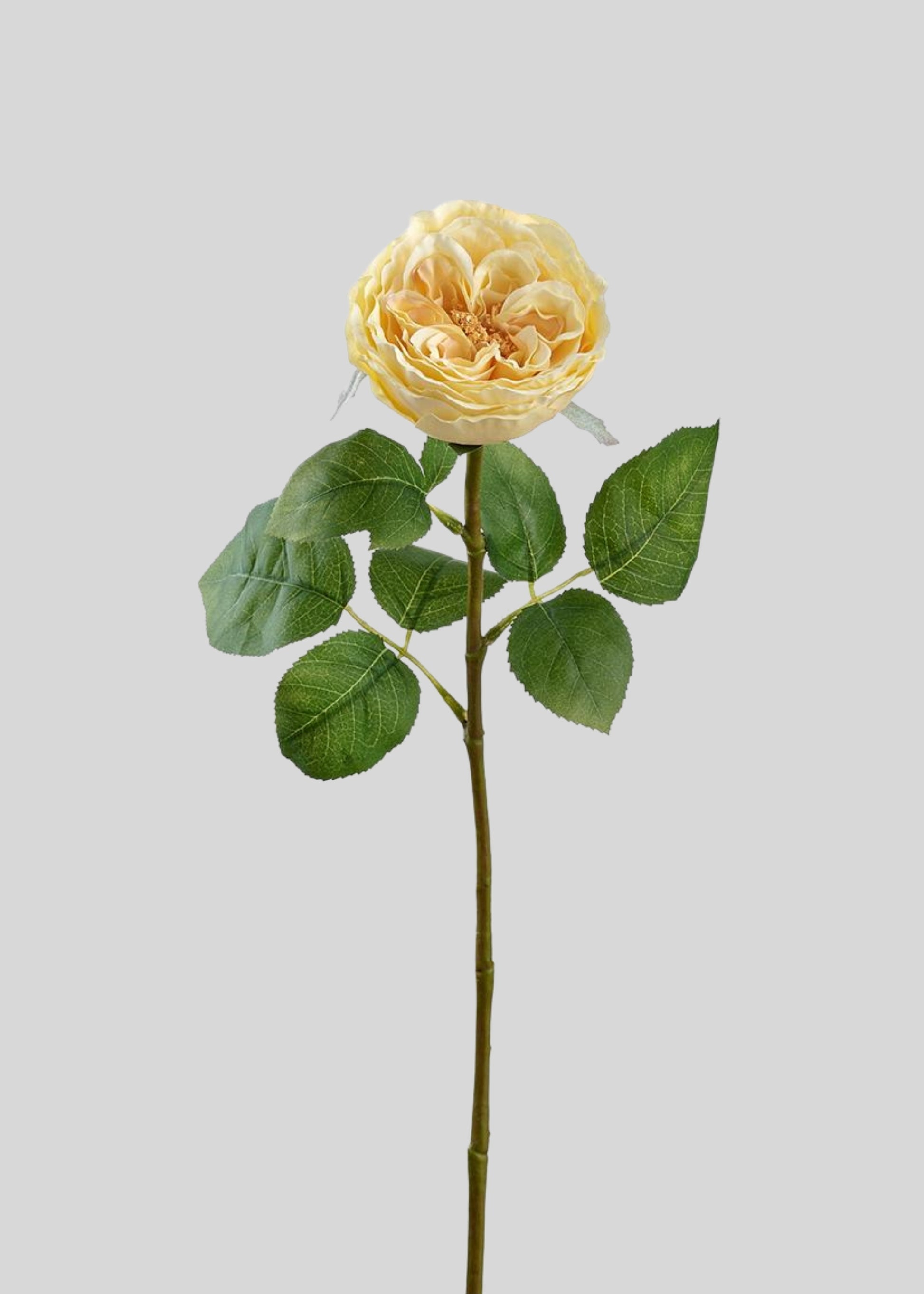 Fake Flower Rose in Yellow - 26"