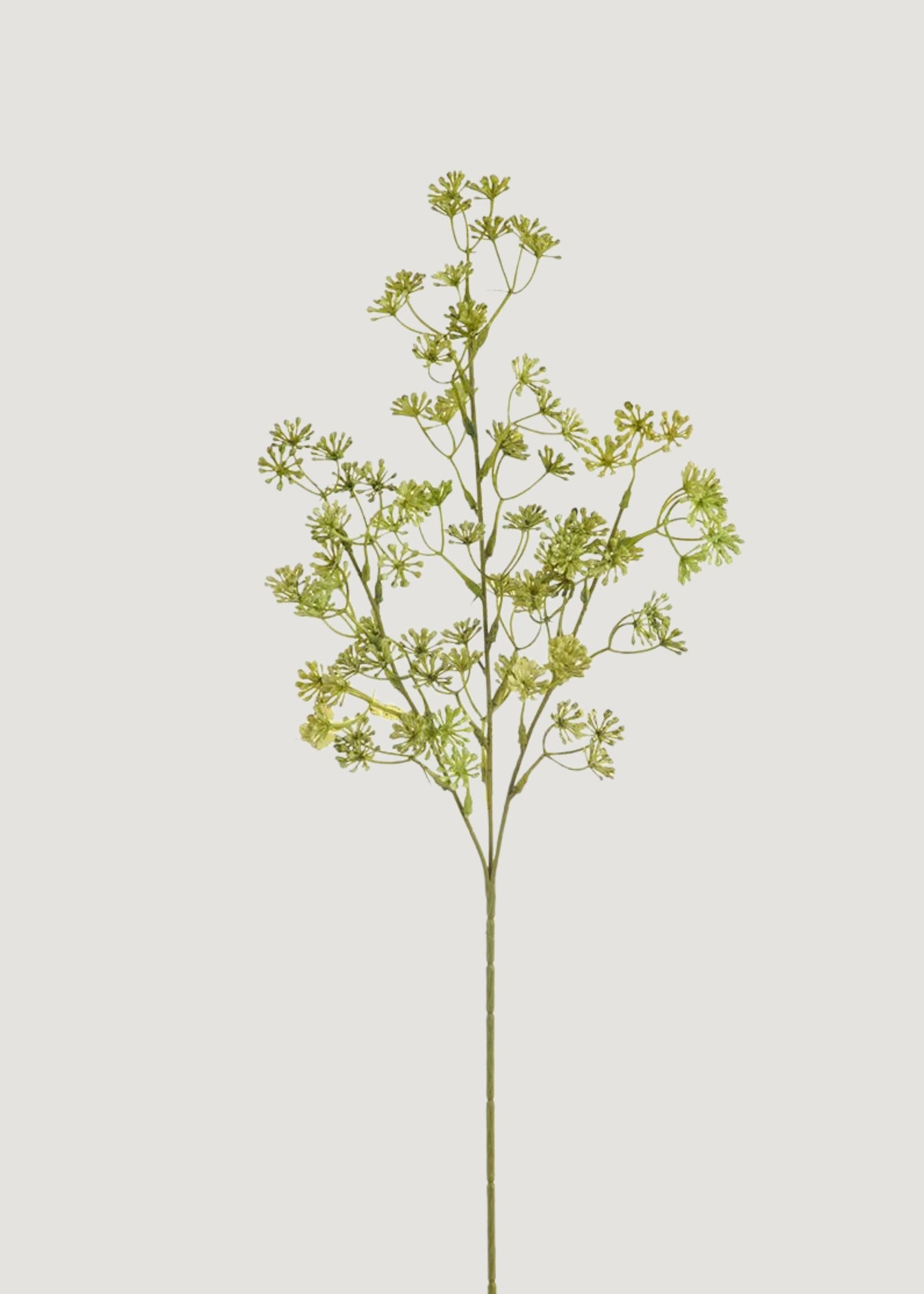Green Fake Sedum Succulent Cluster Branch - 26"