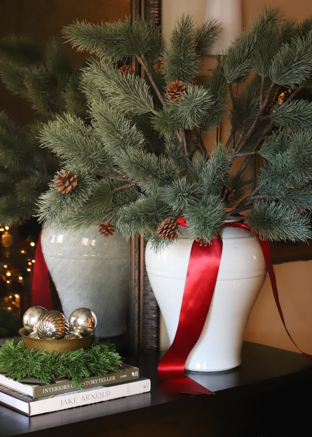 Oversized Deluxe Blue Spruce Pine Branch - 51"