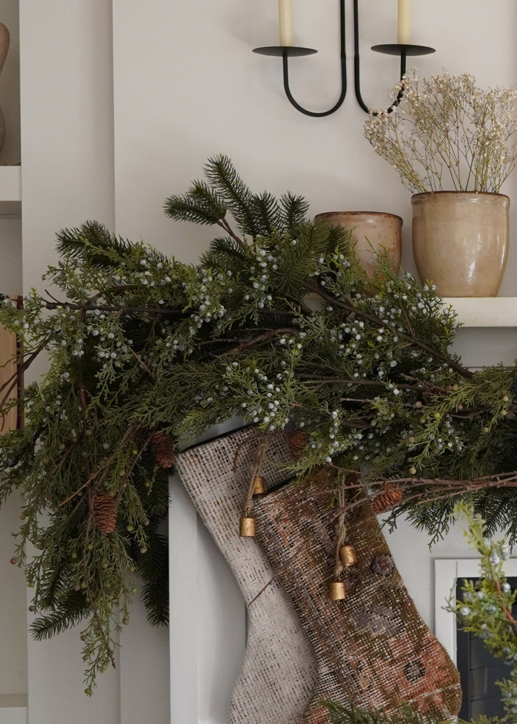 Oversized Deluxe Blue Spruce Pine Branch - 51"