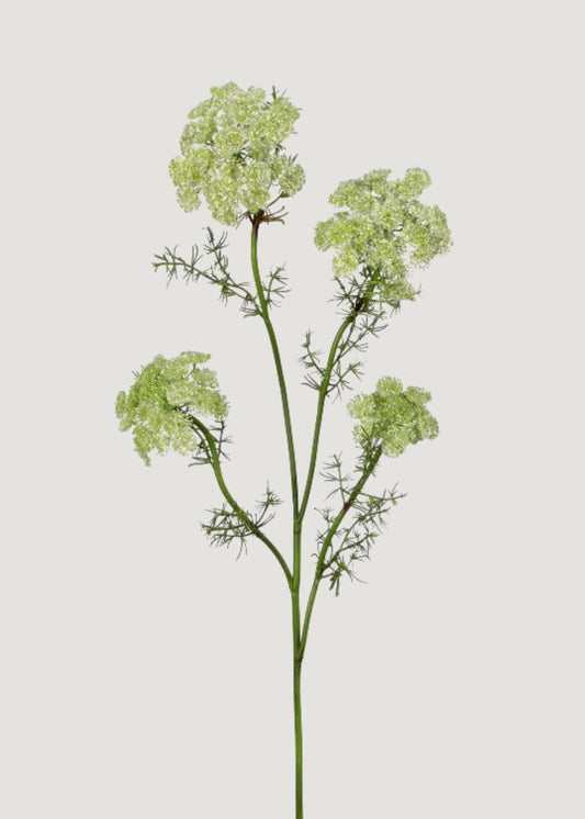 Green Artificial Dill Wildflower Branch - 33"