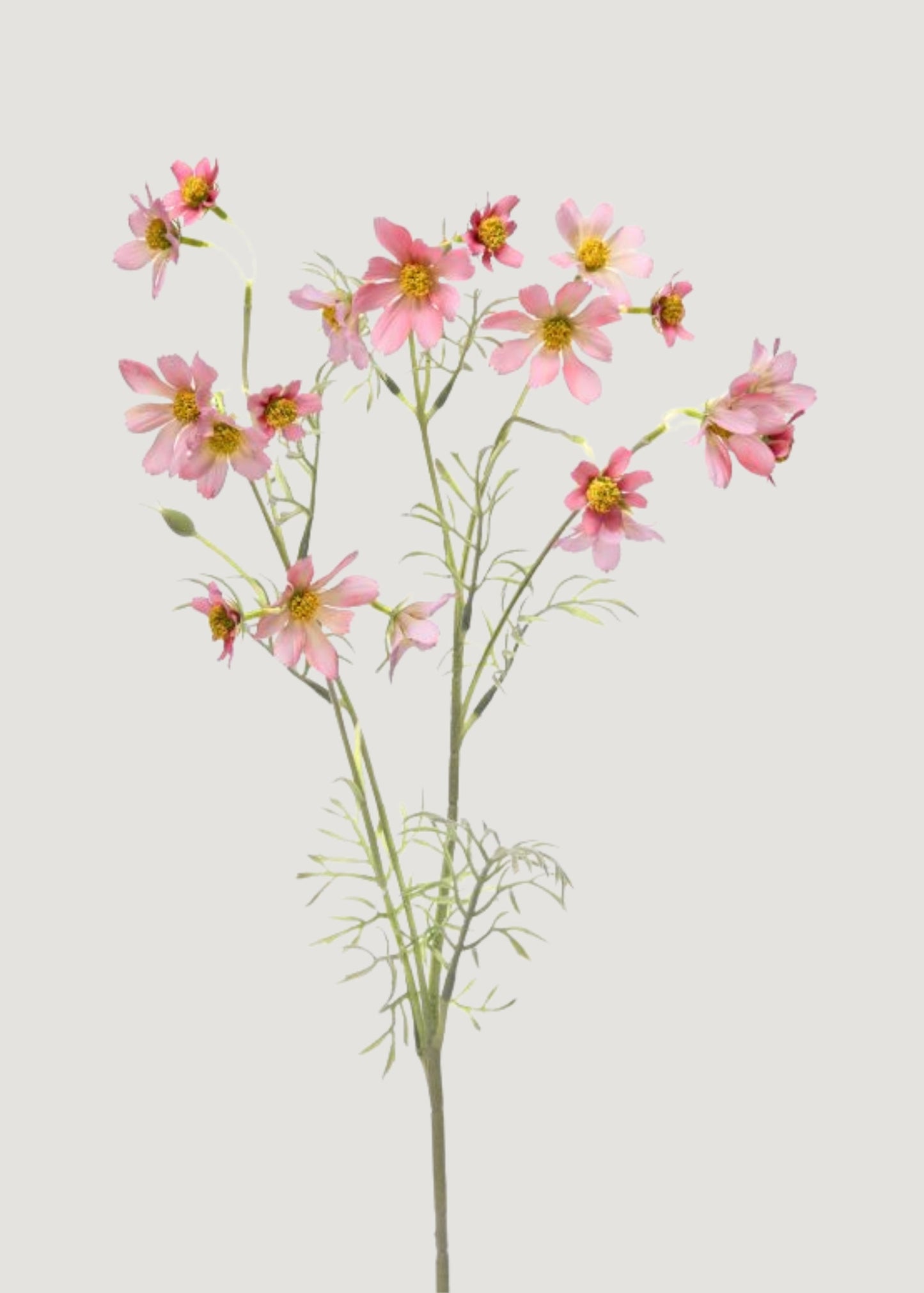 Artificial Meadow Cosmos Wildflower Spray in Pink - 31"