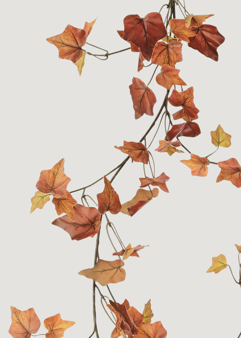 Fake Cottage Ivy Leaf Garland in Fall Hues - 66"