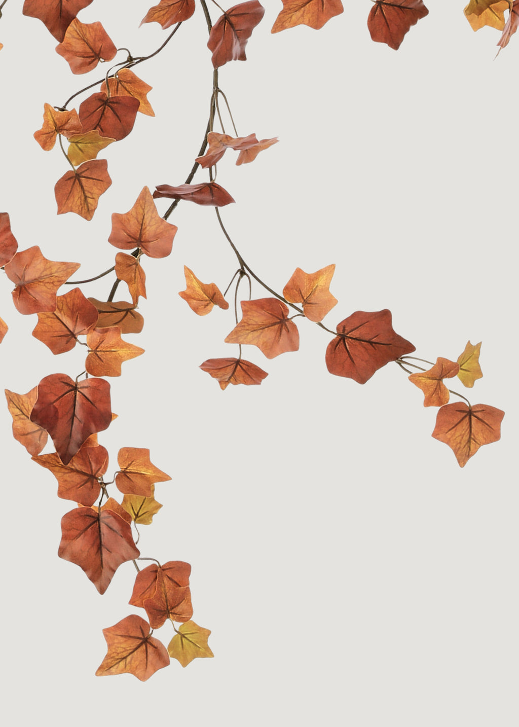 Fake Cottage Ivy Leaf Garland in Fall Hues - 66"