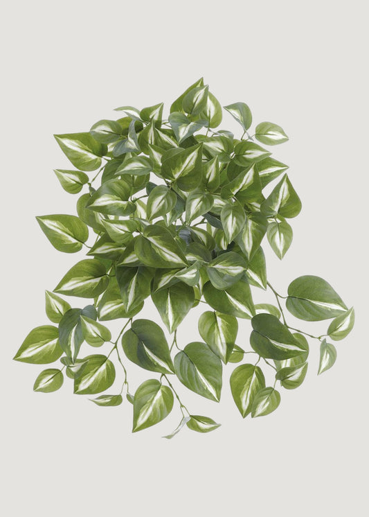 Artificial Philodendron UV Treated Indoor/Outdoor Hanging Plant - 16"