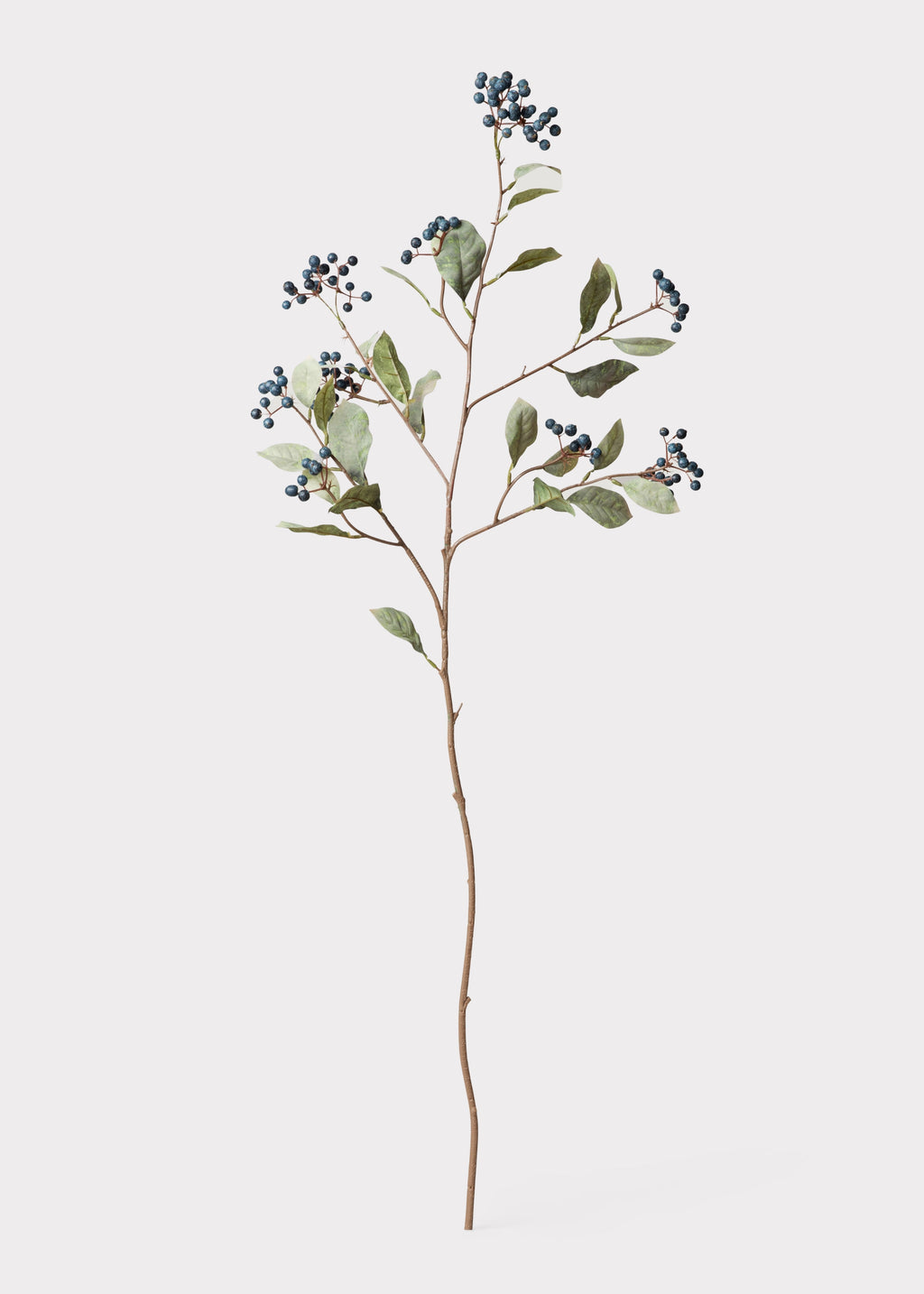 Faux Berry Branch in Blue - 41"
