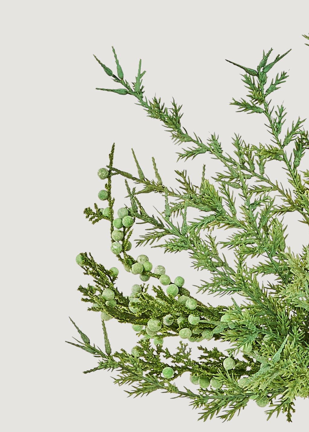Artificial Small Juniper and Berry Holiday Bush - 15"