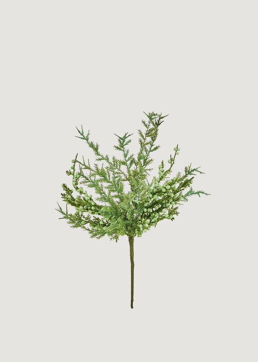 Artificial Small Juniper and Berry Holiday Bush - 15"