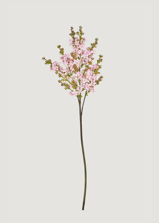 Fake Blooming Lilac Branch in Pink - 30"