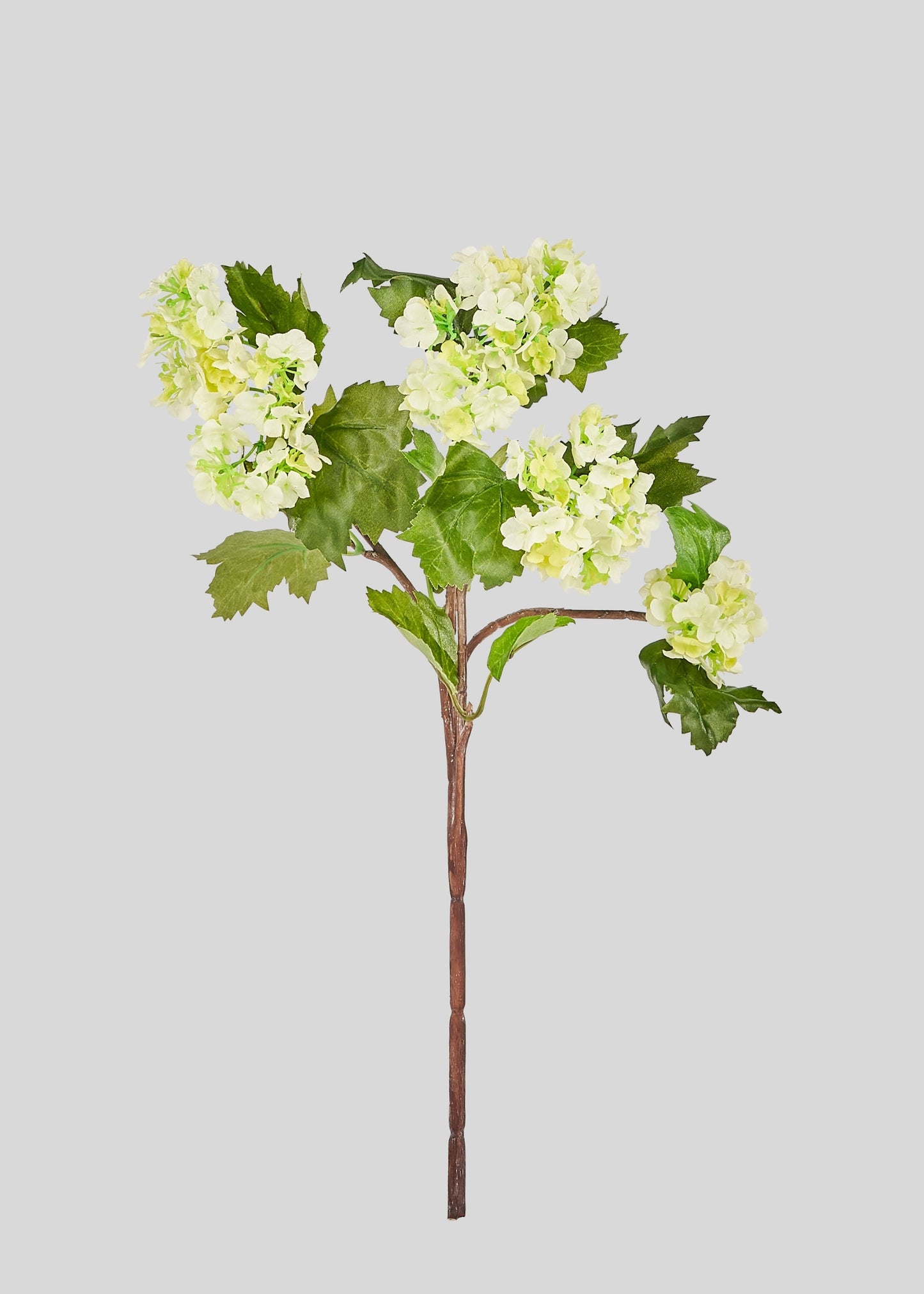 Green Artificial Snowball Flowers - 17"