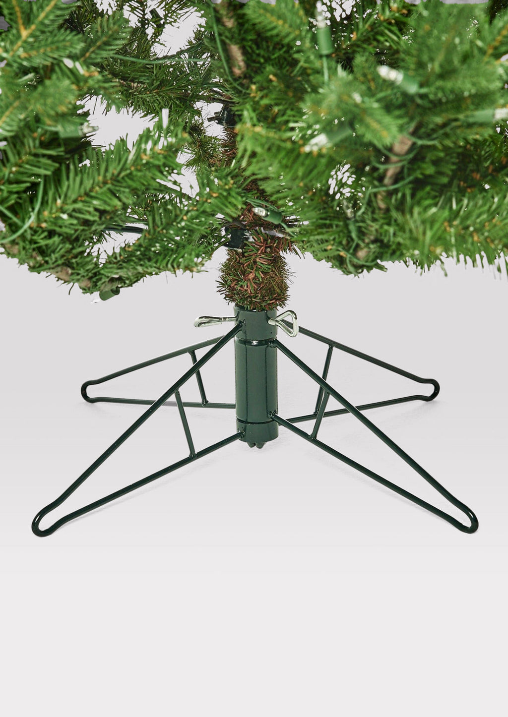 Faux Noble Fir Pre-Lit LED Christmas Tree with White Lights 7.5'