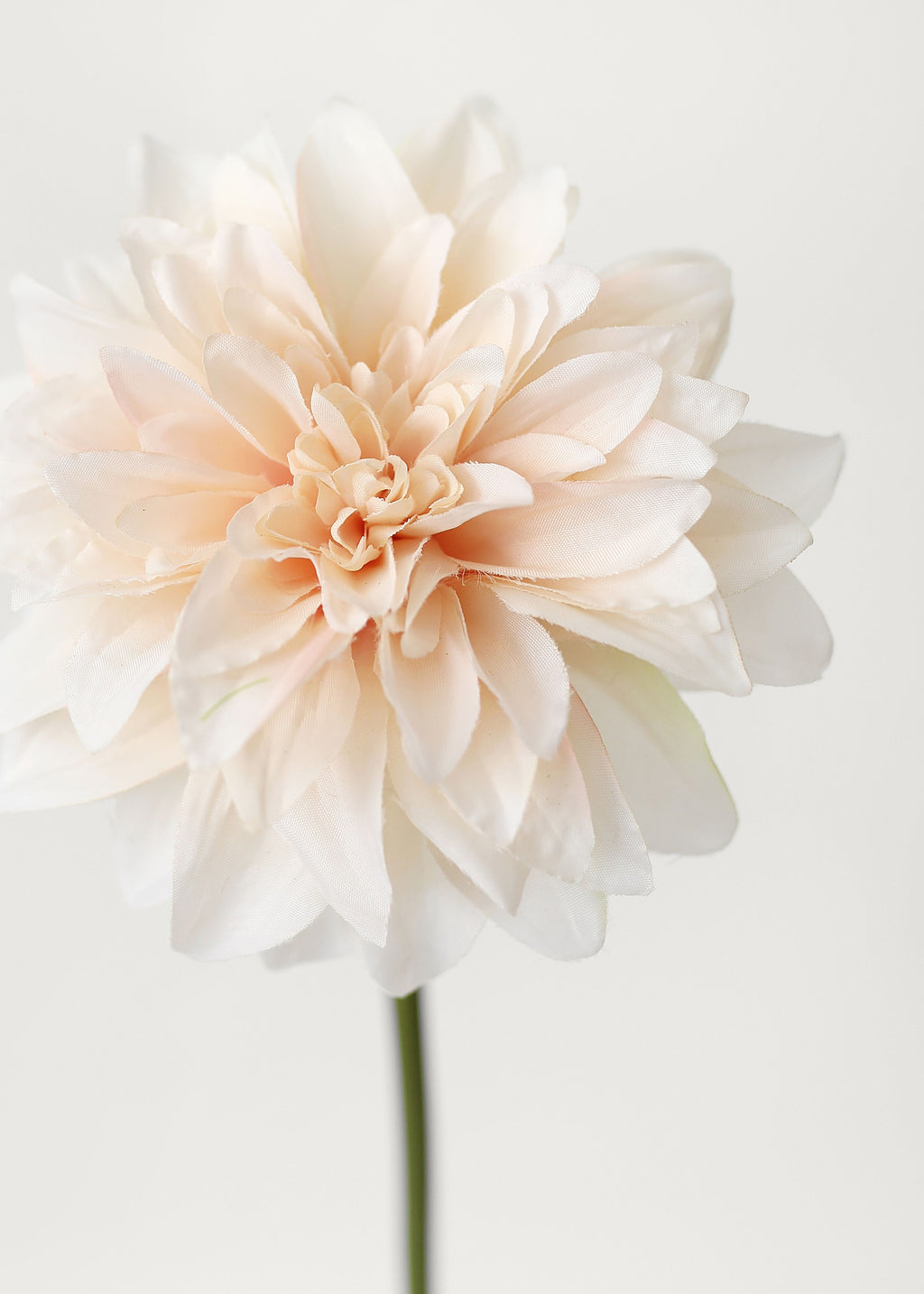 Blush Peach Dahlia Silk Flower - 19"