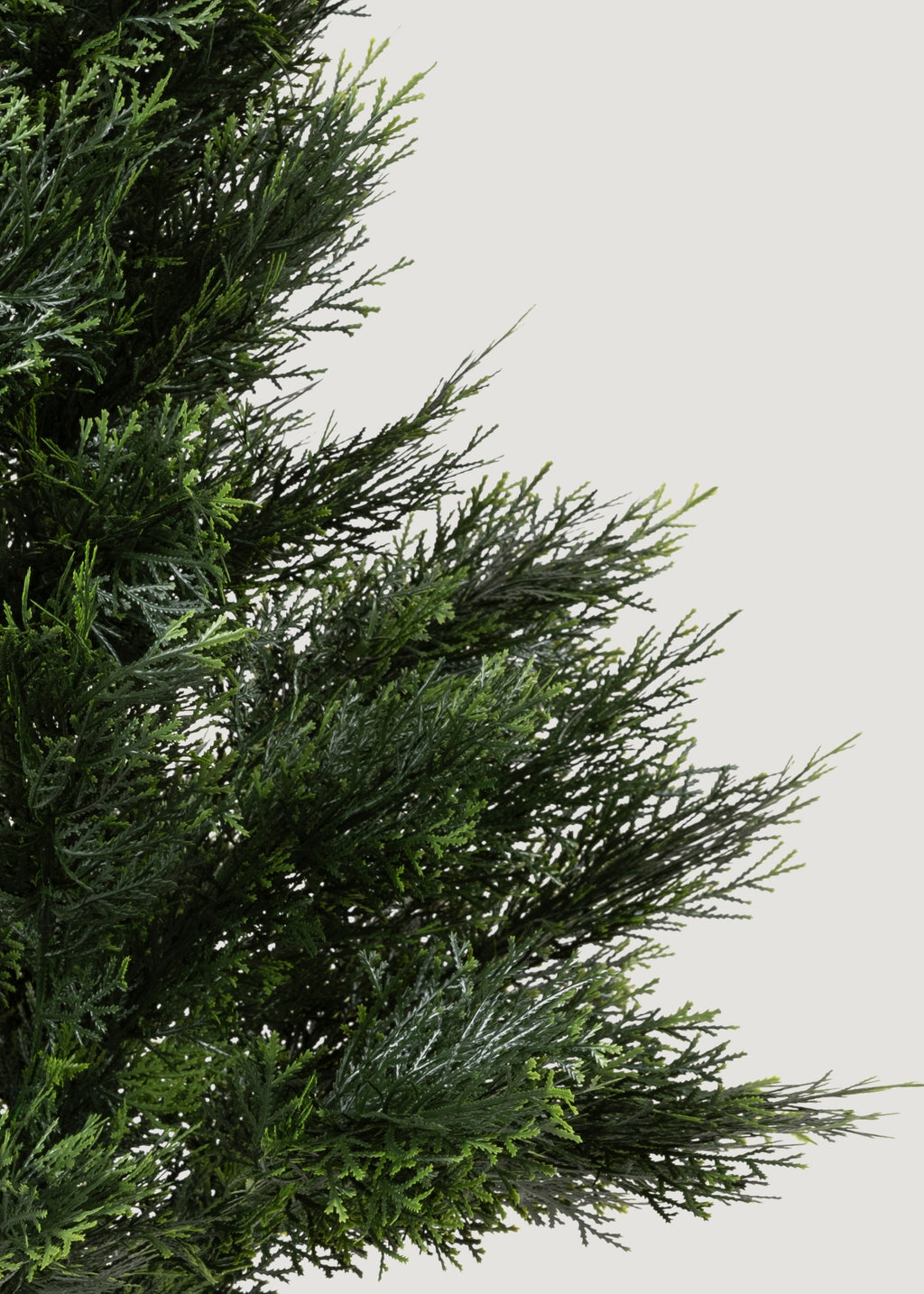Fake UV Treated Indoor/Outdoor Cedar Topiary Tree in Pot - 48"