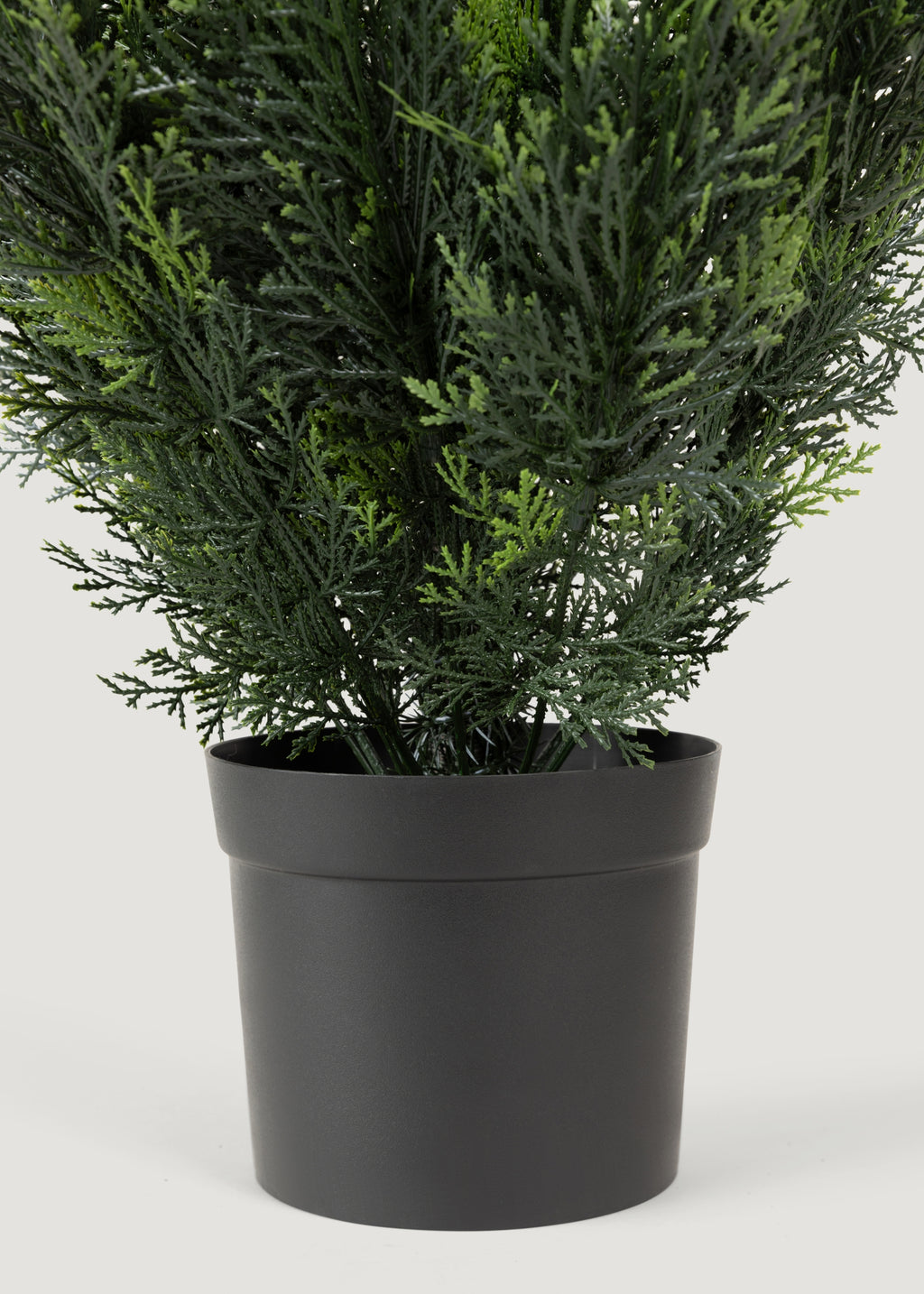 Fake UV Treated Indoor/Outdoor Cedar Topiary Tree in Pot - 48"