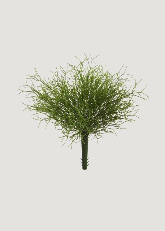 Fake Whisk Fern Foliage Bush - 11"