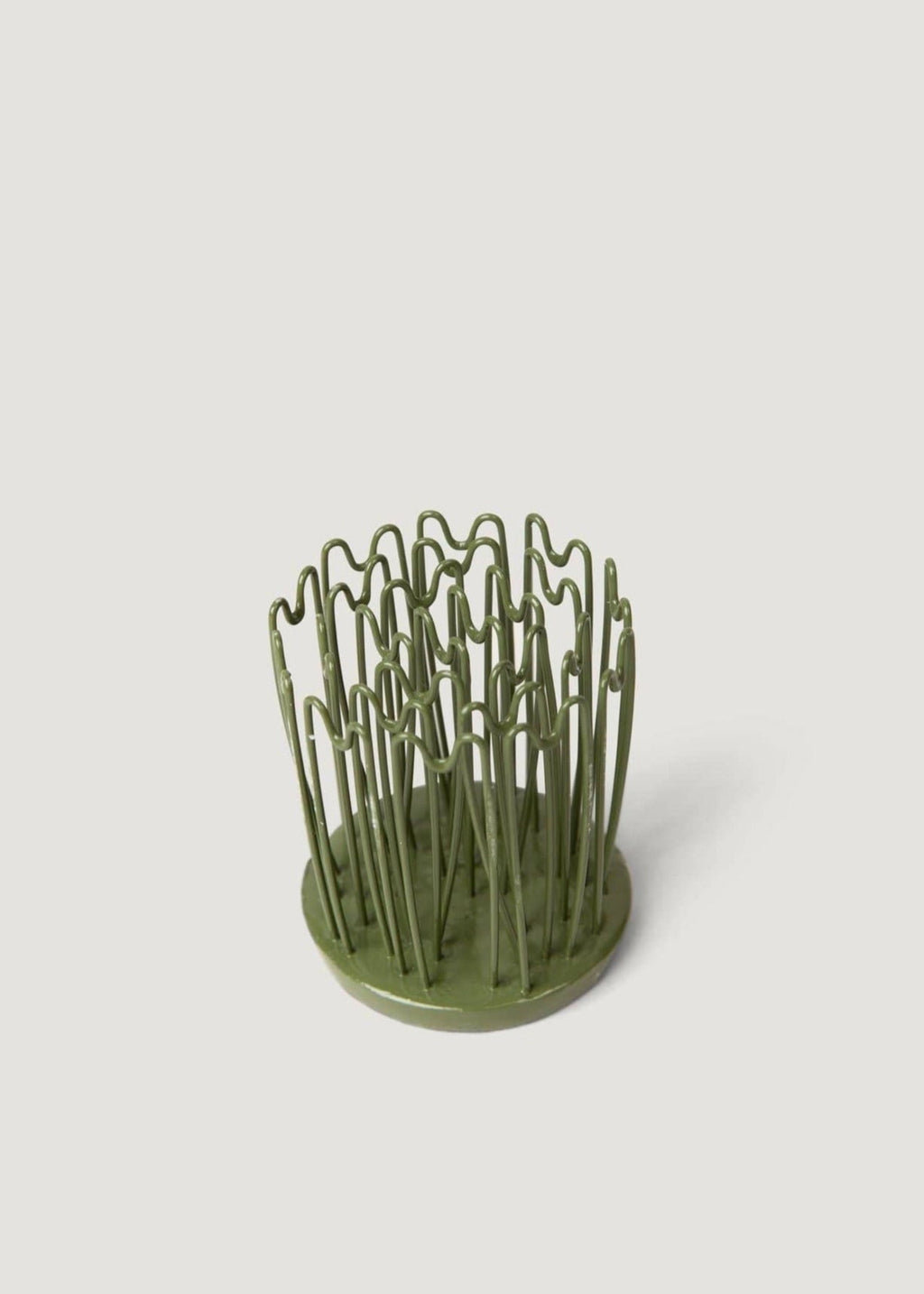 Small Flower Hairpin Frog Holder - 2"