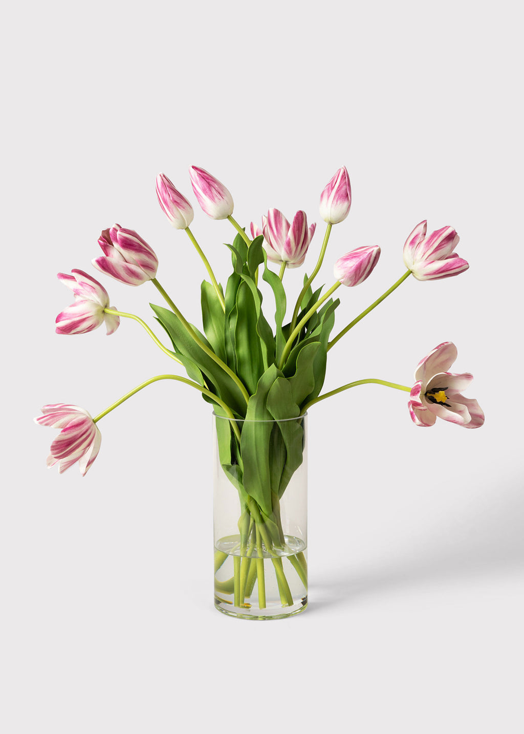 SALE - Mauve Faux Tulip Arrangement - 22"