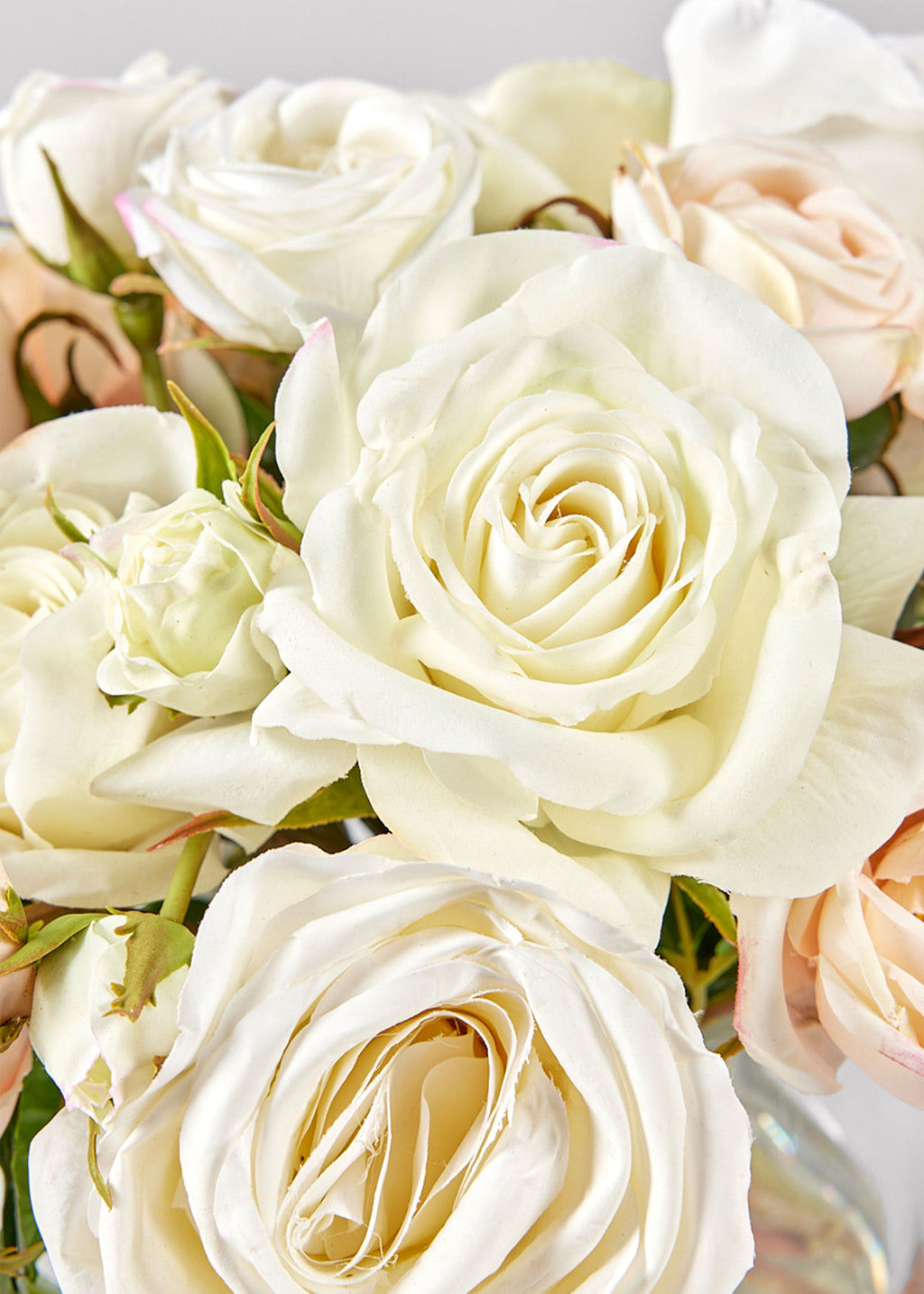 Natural Touch Rose Arrangement in Vase - 12"