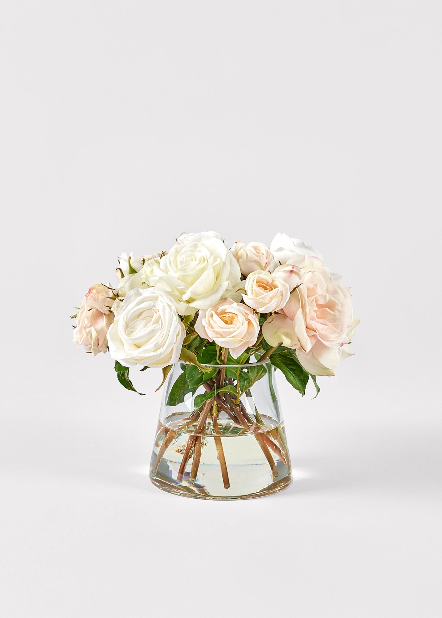 Natural Touch Rose Arrangement in Vase - 12"