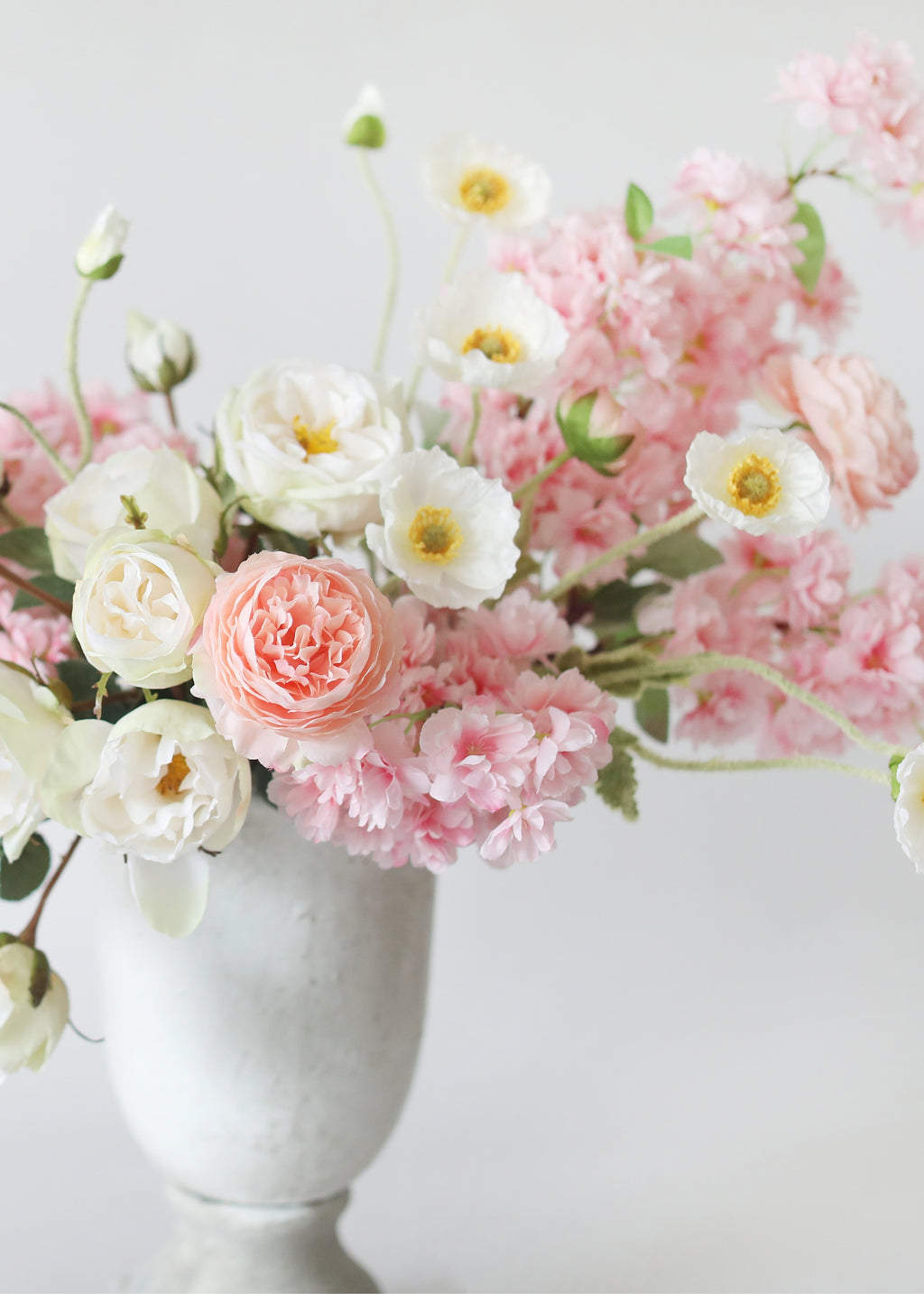 Artificial Spring Cherry Blossom Branch in Pink - 40"