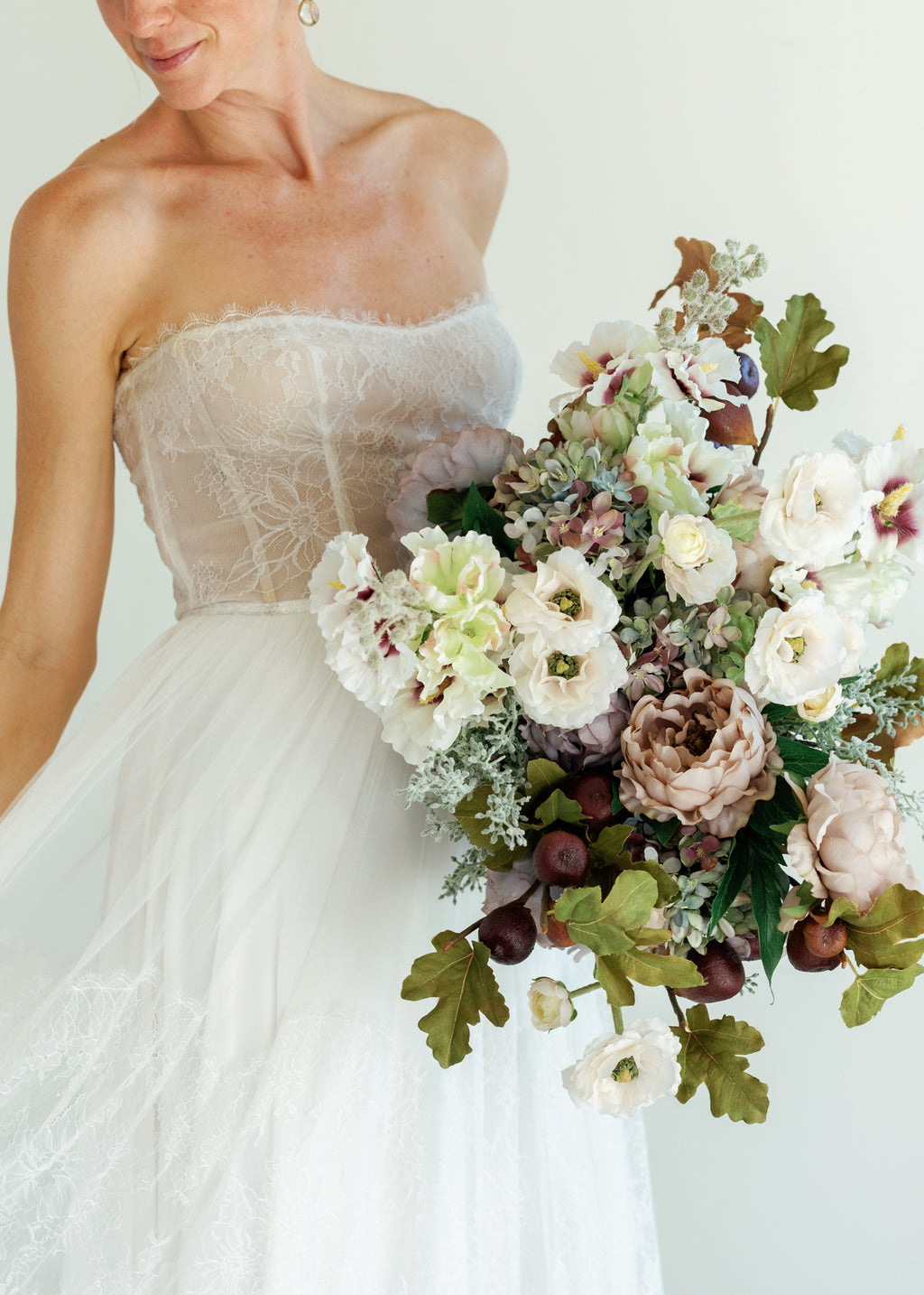 SAVE - Light Cream Faux Ranunculus Flowers - 37.5"