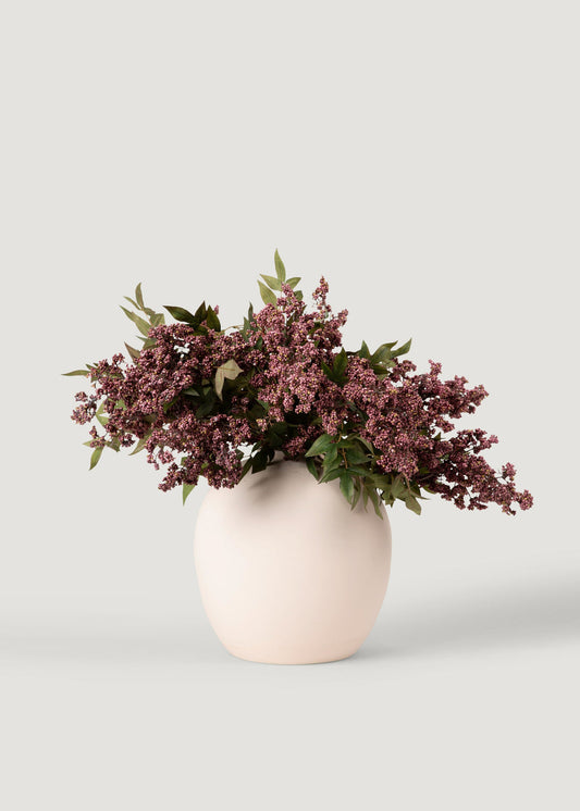 Afloral™ Large Vase in Matte Bailey Cream - 10.75"